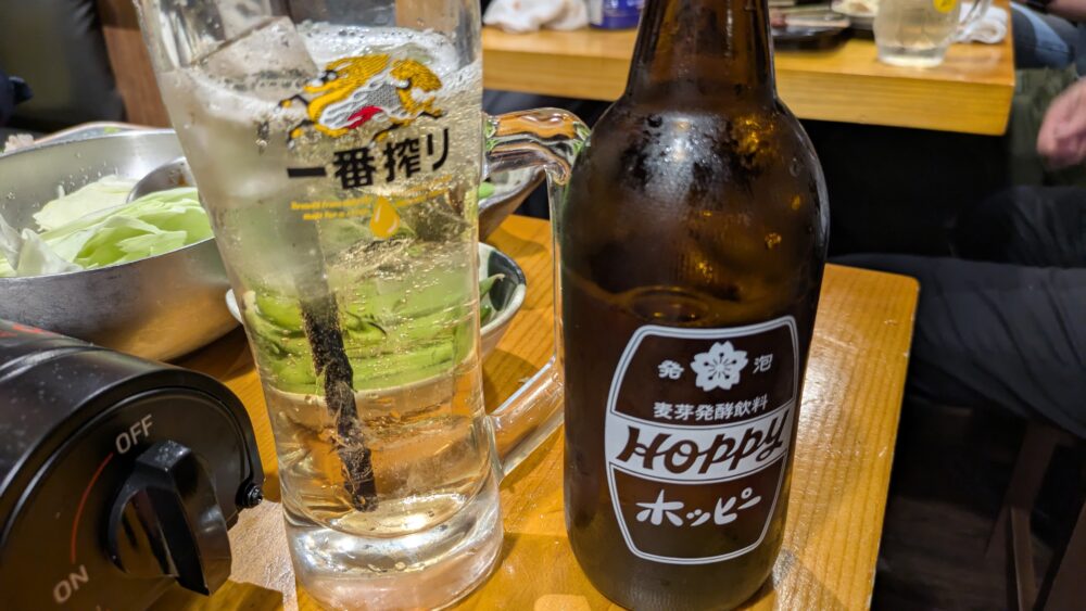 やきとり三吉神田北口店の白ホッピー