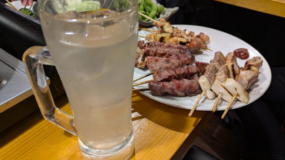 やきとり三吉神田北口店のレモンサワー