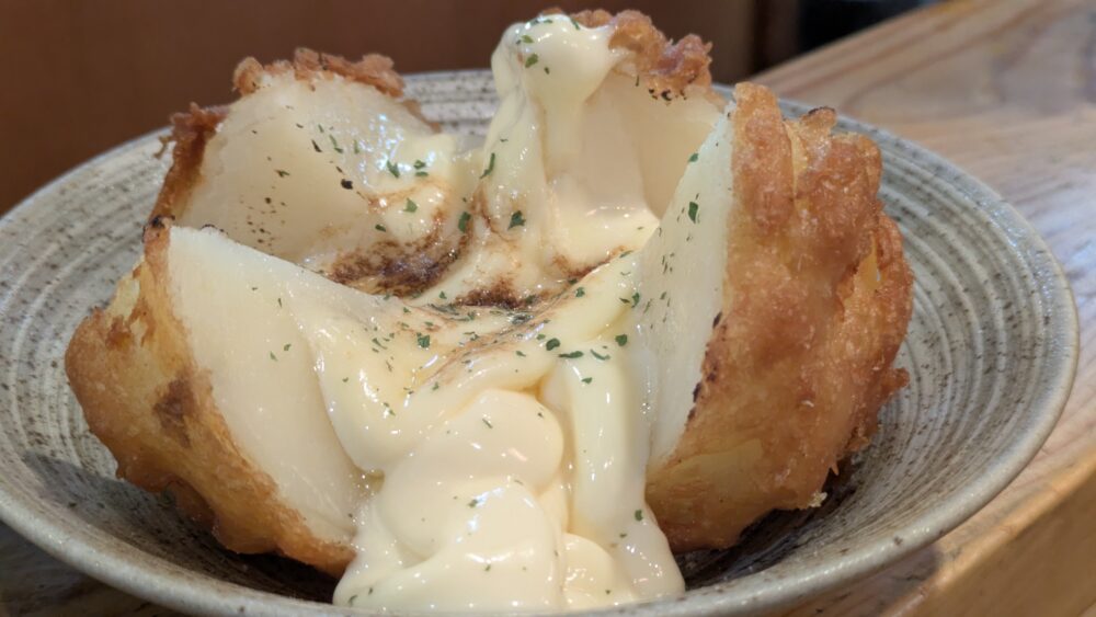 神田もつ焼のんきの天使の衣じゃがばた