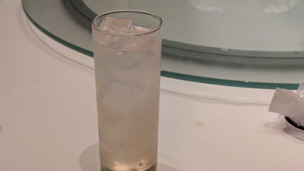 桜華樓のライチサワー