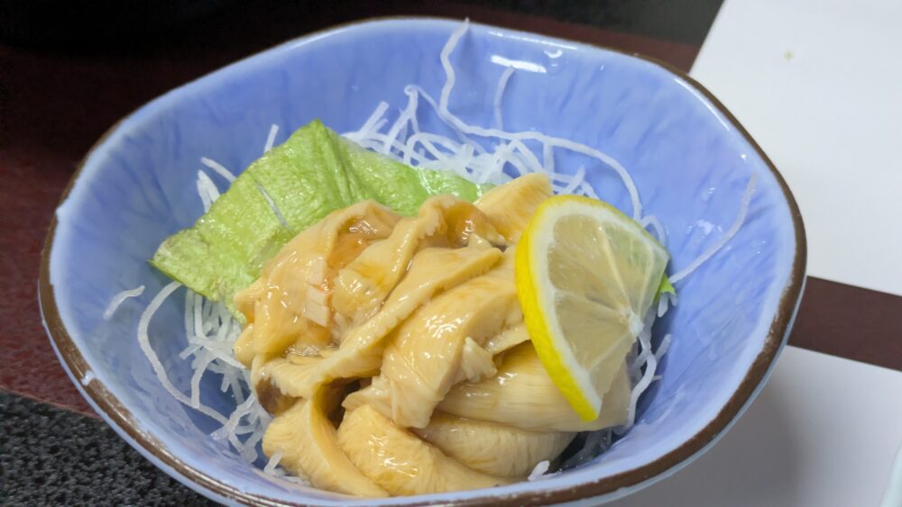 大黒八柱店のホヤ刺し