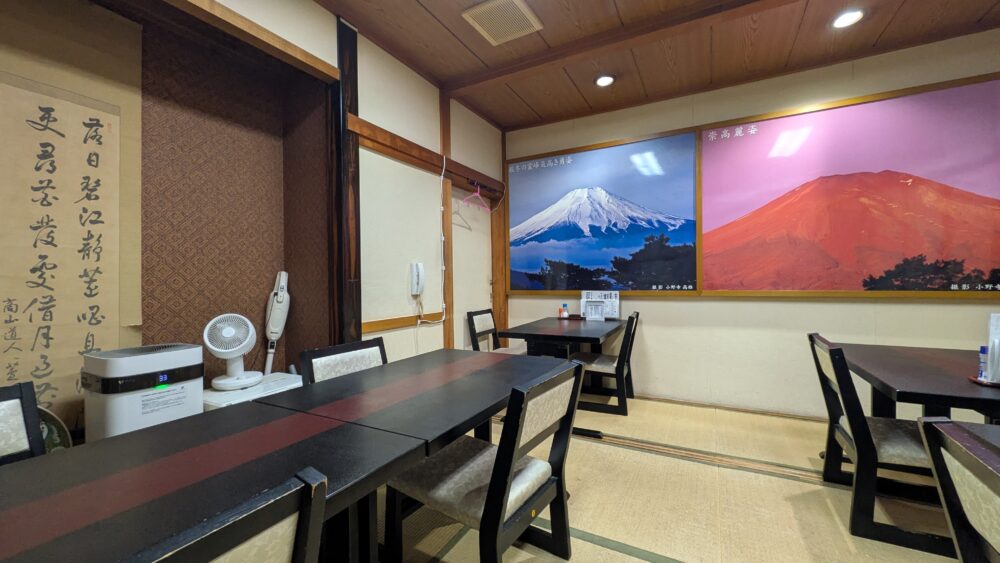 大黒八柱店の座敷席