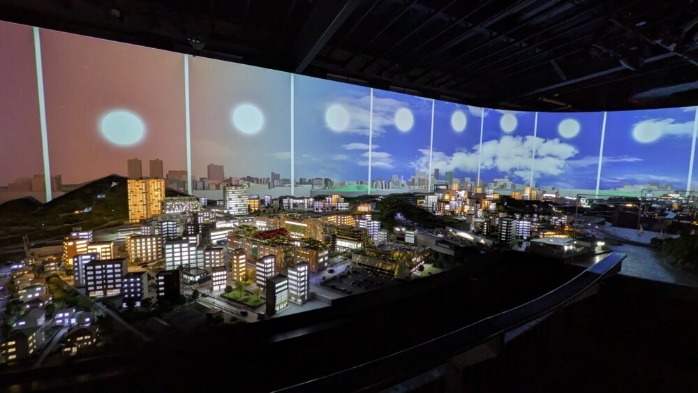ロマンスカーミュージアムのジオラマショー