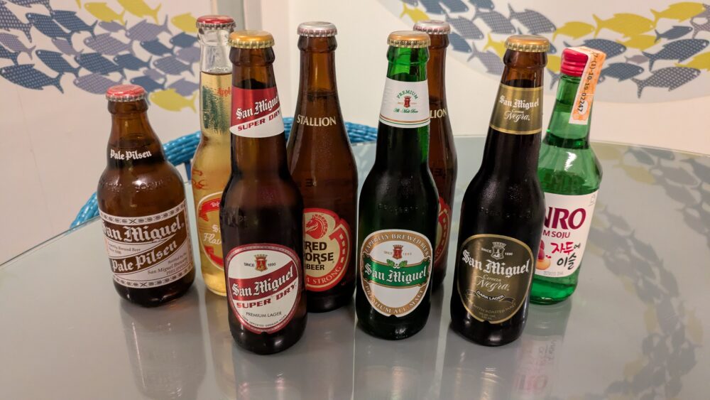アストリアパラワンの瓶ビール