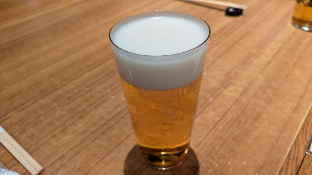 牛たん伊地知のビール