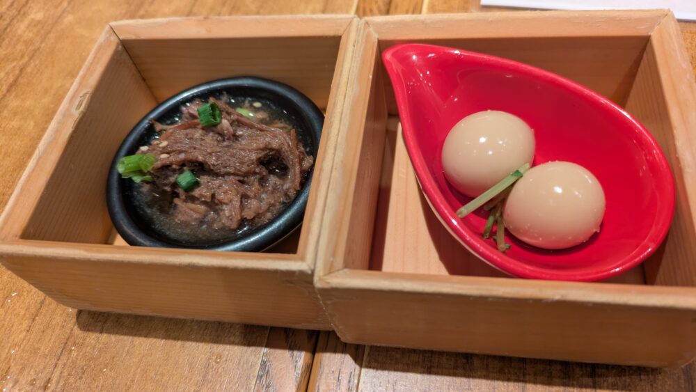 牛たん伊地知のおばんざい二種盛り
