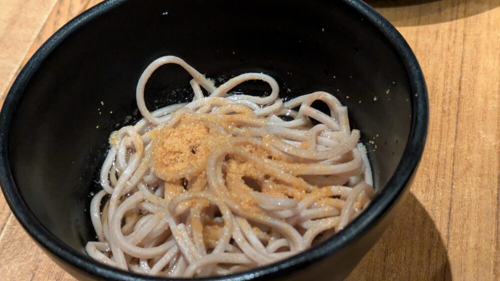 牛たん伊地知のからすみそば