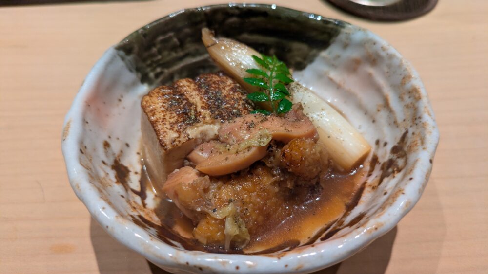 鳥しきの鶏すきが絶品