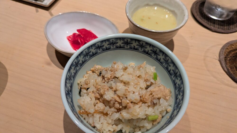 釜めしと紅心大根と鶏スープ