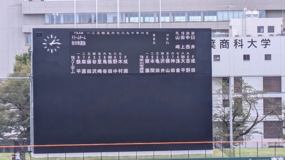 ドリームベースボールのスタメン