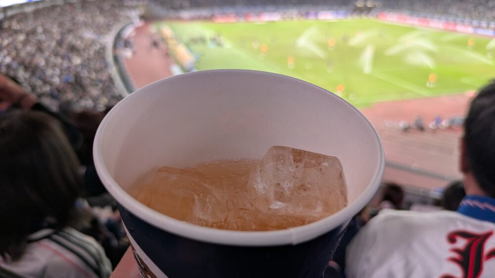 キリンカップサッカーノハイボール