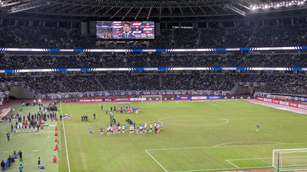 キリンカップサッカー優勝おめでとう