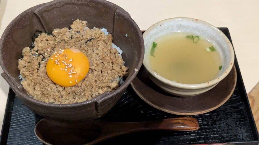 一川のそぼろ丼