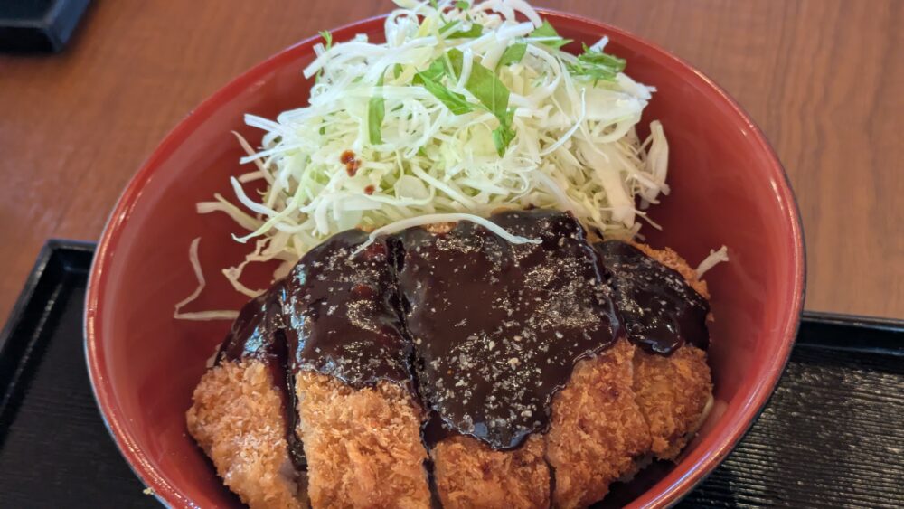 広陵カントリークラブの味噌カツ丼