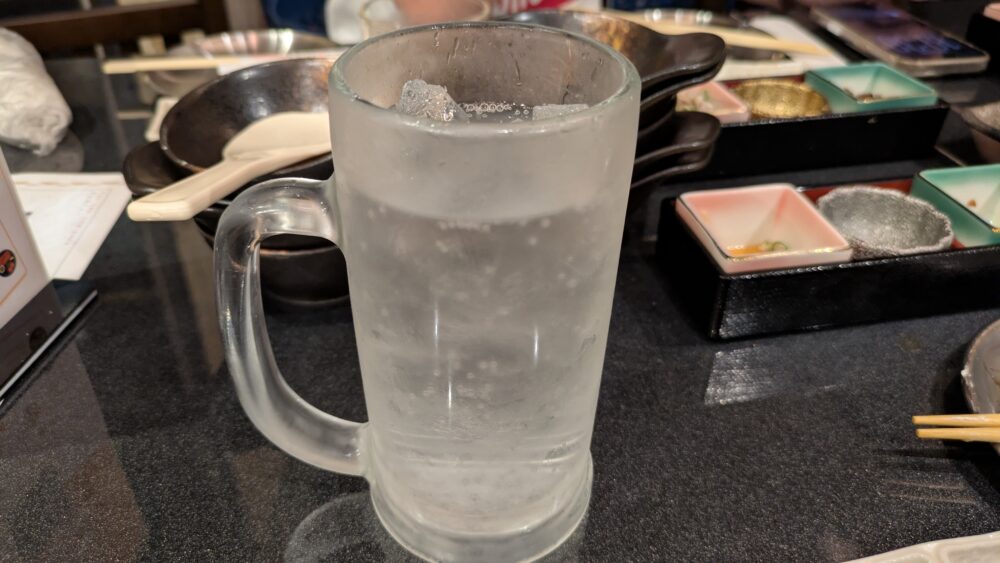 海の達磨魚心新橋店のジントニック