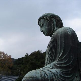 鎌倉大仏の横顔