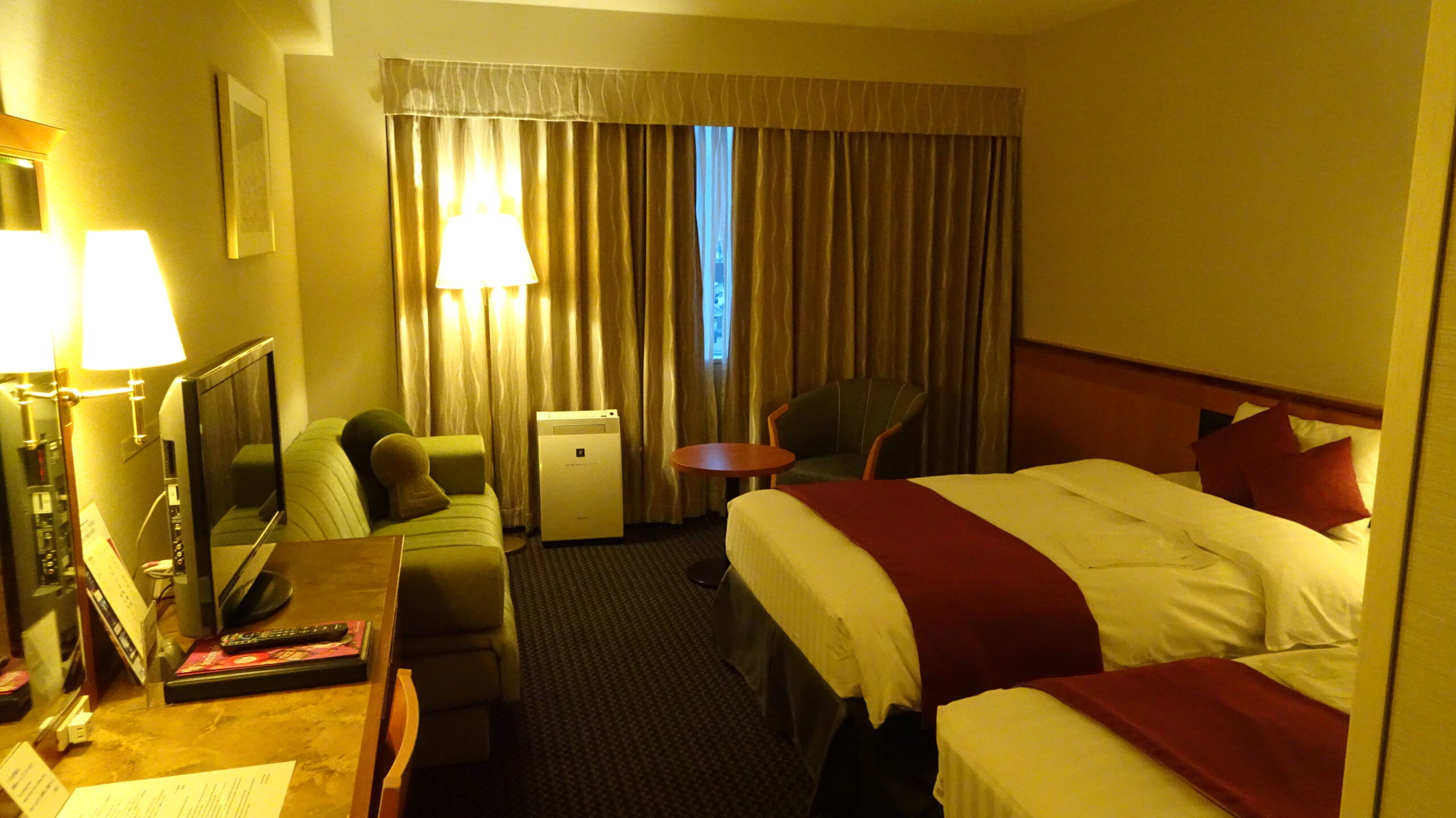 ホテル日航奈良のラージツインルーム