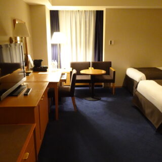 札幌グランドホテルのトリプルルームはゆったり