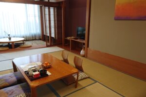 箱根湯の花プリンスホテルの和室の全景