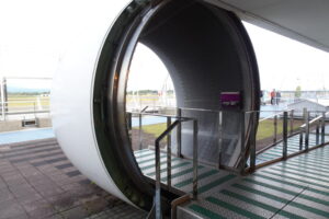 鹿児島空港展望台のSORASTAGEのエンジンの輪