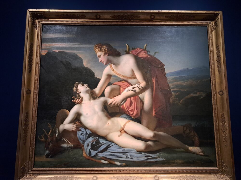 ルーブル美術館展愛を描くの「アポロンとキュパリッソス」
