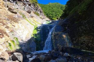 カムイワッカ湯ノ滝のぼりの4の滝
