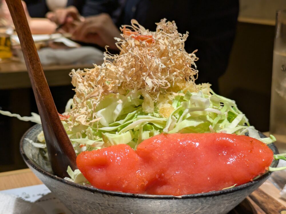 こぼれや結の明太餅もんじゃ