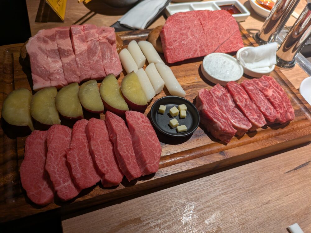 焼肉グレート神田店のコース料理のお肉