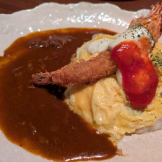 じなんぼうのクリームリゾットオムライス