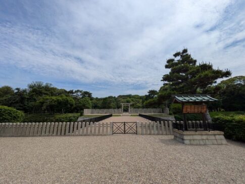 仁徳天皇陵古墳（大仙陵古墳）の正面