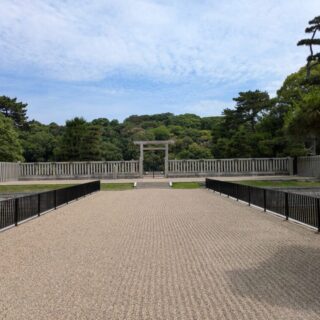 仁徳天皇陵古墳（大仙陵古墳）はここまでしか入ることが出来ません