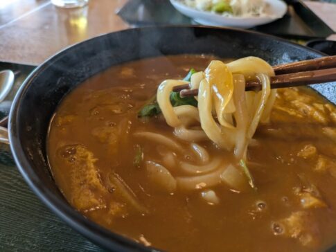 市原温泉湯楽の里咲楽のカレーうどんは美味しい