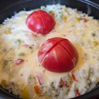 mu-ku船橋のランチコースのSTAUB飯