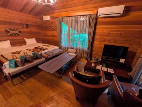リソルの森のコテージの部屋は2部屋分割