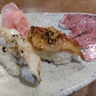 鮨笹元の炙り鮨
