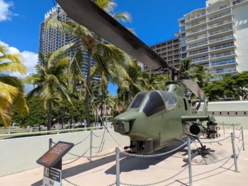 ハワイ陸軍博物館のヘリコプター