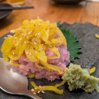 サカバ食堂大漁一家のおつまみトロタク