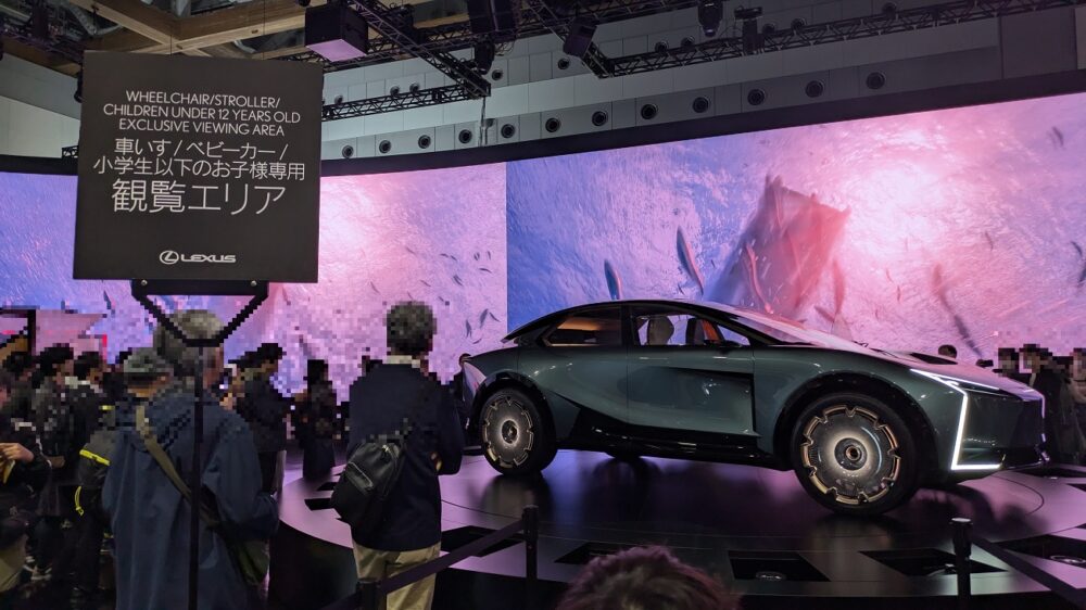 ジャパンモビリティショーのレクサスブースは子どもに優しい