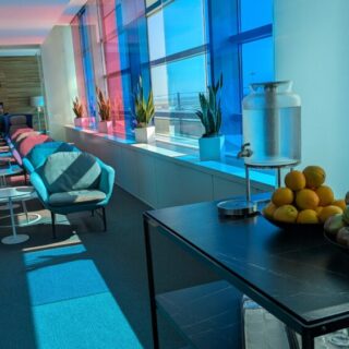 ヴァージン・アトランティック航空のクラブハウスの室内