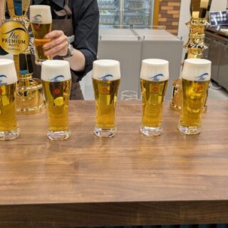 サントリー天然水のビール工場東京・武蔵野のプレミアムモルツ