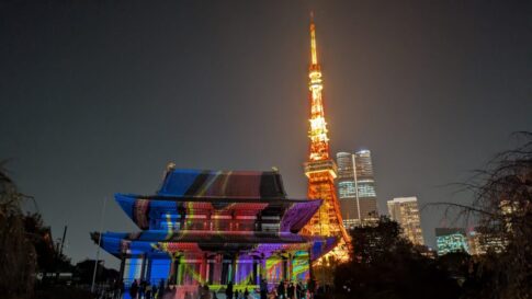 ノスタルジック江戸展のプロジェクションマッピングを堪能