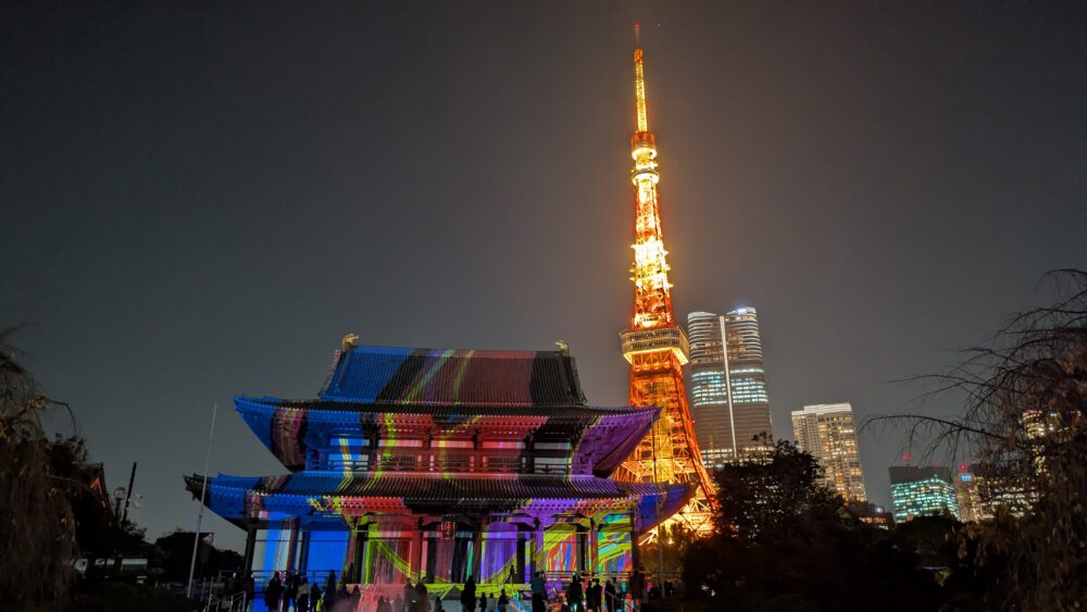 ノスタルジック江戸展のプロジェクションマッピングを堪能