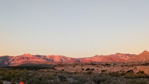 レッドロックキャニオンジョギングは絶景