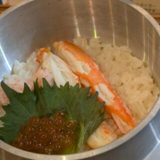 居酒屋食堂結飯のカニ釜めし