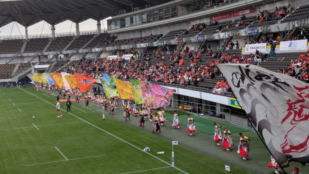 クボタスピアーズ船橋・東京ベイのオープニングセレモニー