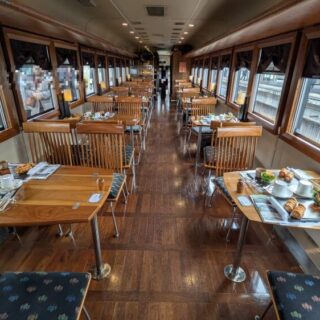 丹後くろまつ号の車内