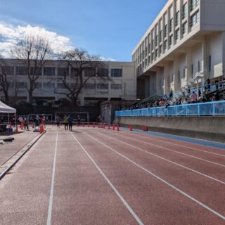 市川市民元旦マラソンのゴール