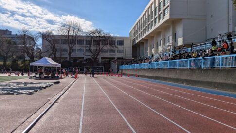 市川市民元旦マラソンのゴール