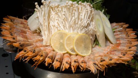 ひまり商店の海老しゃぶしゃぶ