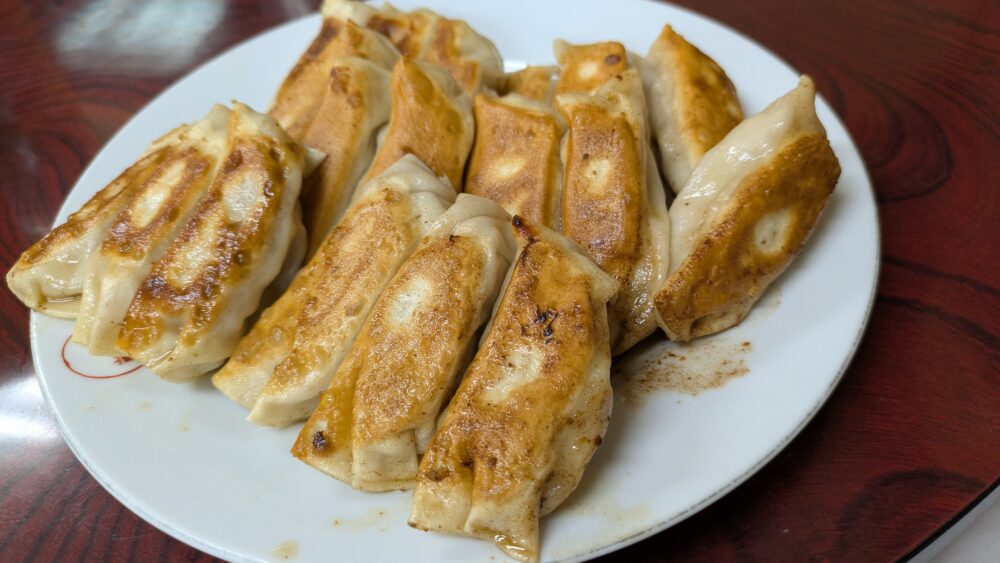 北京料理萬里本店の焼餃子